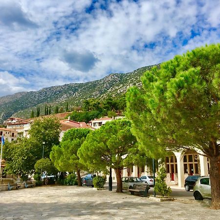 Delphi Celebrity V I P The Navel Of The Earth, Center-Delphi-Penthouse Galaxy&Sky Panoramic View, Harmony&Yoga Appartement Buitenkant foto