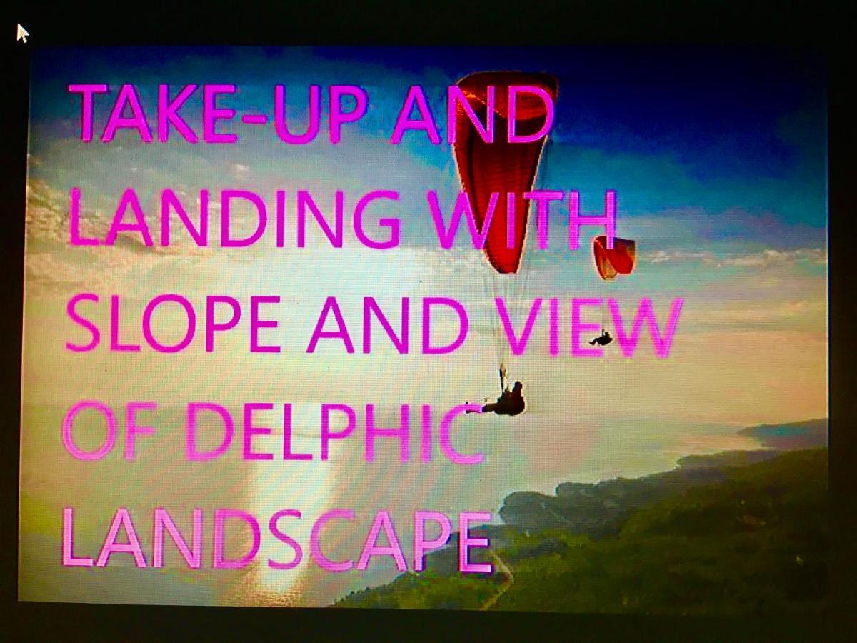 Delphi Celebrity V I P The Navel Of The Earth, Center-Delphi-Penthouse Galaxy&Sky Panoramic View, Harmony&Yoga Appartement Buitenkant foto