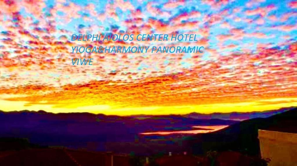 Delphi Celebrity V I P The Navel Of The Earth, Center-Delphi-Penthouse Galaxy&Sky Panoramic View, Harmony&Yoga Appartement Buitenkant foto